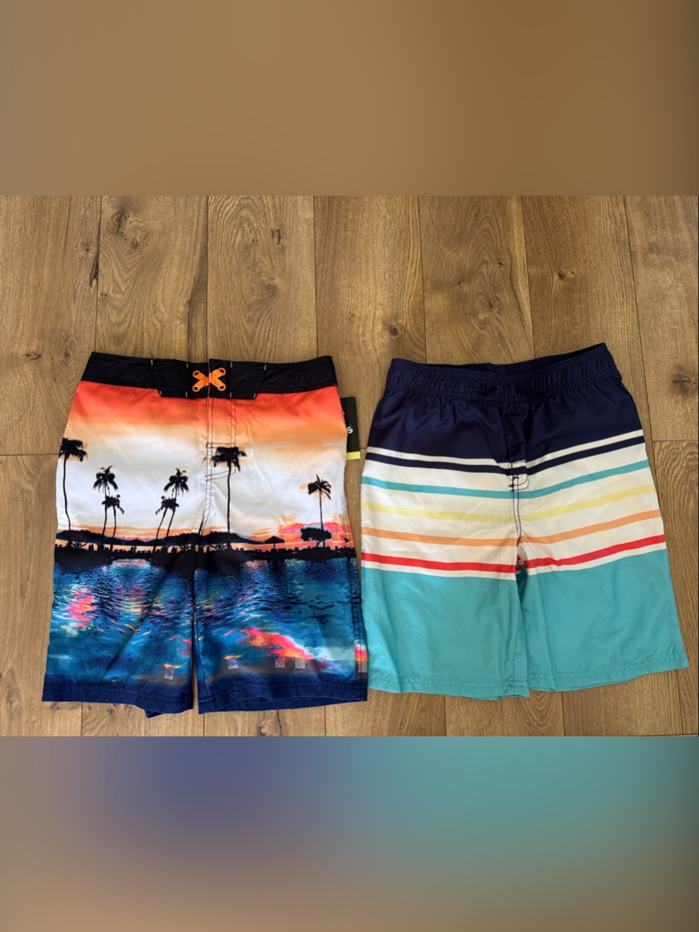 OshKosh B'gosh Navy and White Boys Shorts